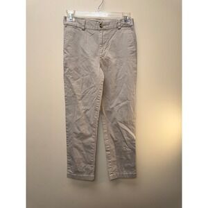 Vineyard Vines Boys Khaki Chino Pants Tan Stretch Adjustable Waist Size 12